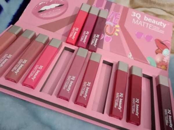 3Q Beauty Matte Lipgloss Pack of 12